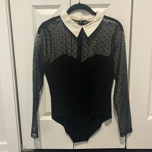 Fleur Du Mal Polka Dot L Bodysuit
